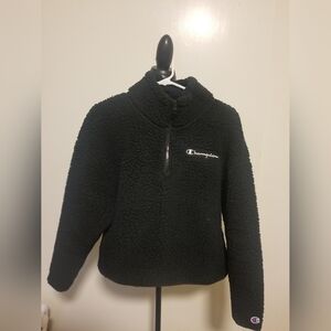 Champion Black Sherpa Pullover